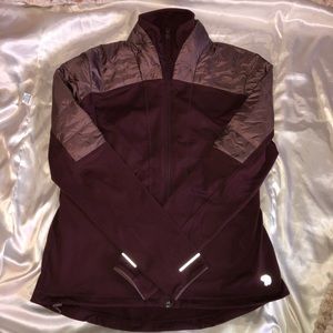 Mountain Hardware Plum Insulated Zip Up Jacket